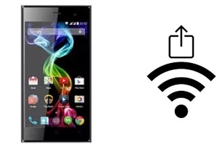 Como gerar um código QR com a senha Wifi em um Archos 45c Platinum