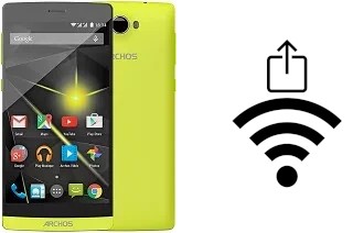 Como gerar um código QR com a senha Wifi em um Archos 50 Diamond