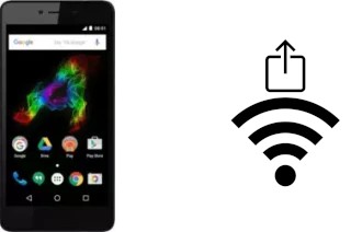 Como gerar um código QR com a senha Wifi em um Archos 50 Platinum 4G