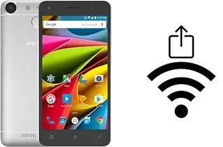 Como gerar um código QR com a senha Wifi em um Archos 50b Cobalt