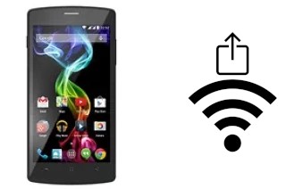 Como gerar um código QR com a senha Wifi em um Archos 50b Platinum