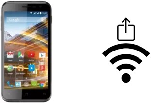 Como gerar um código QR com a senha Wifi em um Archos 50c Neon