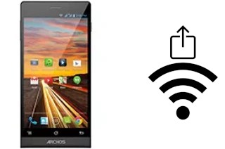 Como gerar um código QR com a senha Wifi em um Archos 50c Oxygen