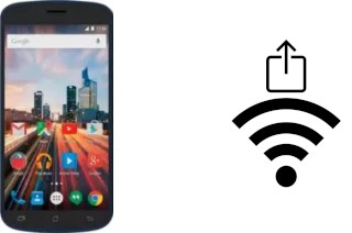 Como gerar um código QR com a senha Wifi em um Archos 50e Helium