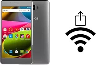 Como gerar um código QR com a senha Wifi em um Archos 55 Cobalt Plus