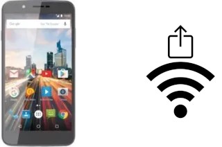 Como gerar um código QR com a senha Wifi em um Archos 55 Helium Ultra