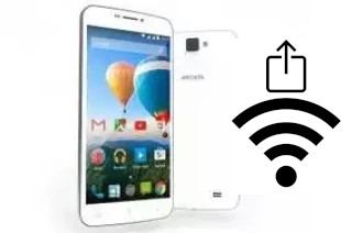 Como gerar um código QR com a senha Wifi em um Archos 59 Xenon