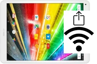 Como gerar um código QR com a senha Wifi em um Archos 97c Platinum