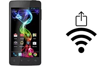 Como gerar um código QR com a senha Wifi em um Archos 45 Platinum