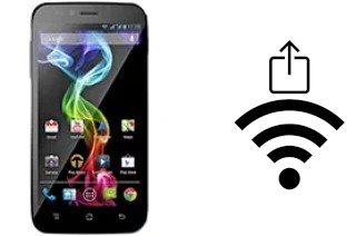 Como gerar um código QR com a senha Wifi em um Archos 50 Platinum