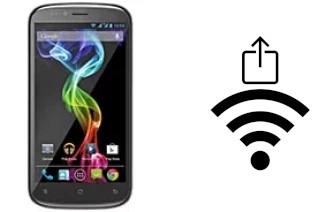 Como gerar um código QR com a senha Wifi em um Archos 53 Platinum