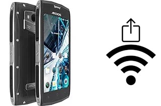 Como gerar um código QR com a senha Wifi em um Archos Sense 50x