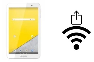 Como gerar um código QR com a senha Wifi em um Archos T80