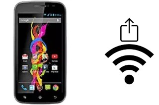 Como gerar um código QR com a senha Wifi em um Archos 50 Titanium