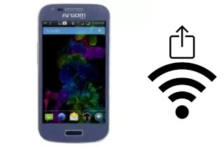 Como gerar um código QR com a senha Wifi em um Argom E400