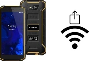 Como gerar um código QR com a senha Wifi em um Aspera R9