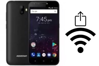 Como gerar um código QR com a senha Wifi em um Assistant AS-502 Shot