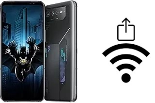 Como gerar um código QR com a senha Wifi em um Asus ROG Phone 6 Batman Edition