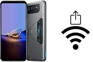 Como gerar um código QR com a senha Wifi em um Asus ROG Phone 6D Ultimate