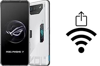 Como gerar um código QR com a senha Wifi em um Asus ROG Phone 7 Ultimate