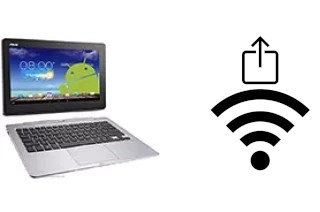 Como gerar um código QR com a senha Wifi em um Asus Transformer Book Trio