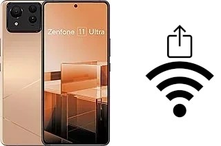 Como gerar um código QR com a senha Wifi em um Asus Zenfone 11 Ultra