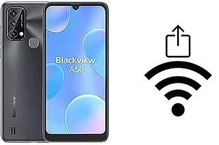 Como gerar um código QR com a senha Wifi em um Blackview A50