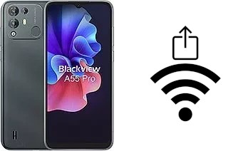 Como gerar um código QR com a senha Wifi em um Blackview A55 Pro