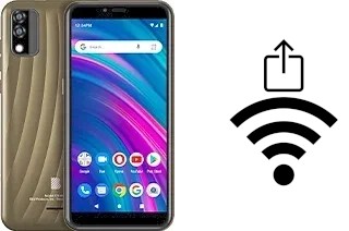 Como gerar um código QR com a senha Wifi em um BLU C5 Max