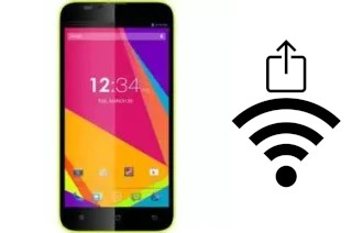 Como gerar um código QR com a senha Wifi em um BLU Dash 5.5