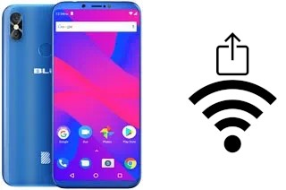 Como gerar um código QR com a senha Wifi em um BLU Studio Mega (2018)