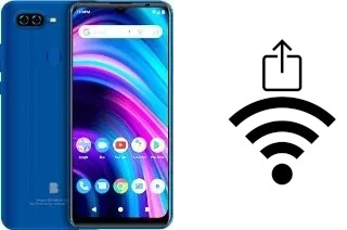 Como gerar um código QR com a senha Wifi em um BLU G50 Mega 2022