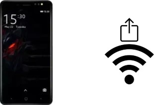 Como gerar um código QR com a senha Wifi em um Bluboo D1