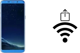 Como gerar um código QR com a senha Wifi em um Bluboo S8+