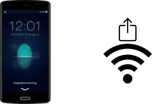 Como gerar um código QR com a senha Wifi em um Bluboo X6