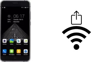 Como gerar um código QR com a senha Wifi em um Bluboo X9