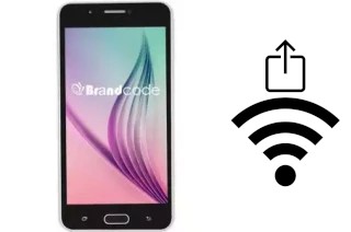 Como gerar um código QR com a senha Wifi em um Brandcode B7S