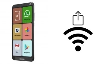 Como gerar um código QR com a senha Wifi em um Brondi AMICO SMARTPHONE XL NERO