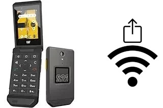 Como gerar um código QR com a senha Wifi em um Cat S22 Flip