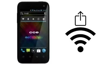 Como gerar um código QR com a senha Wifi em um CCE SK402