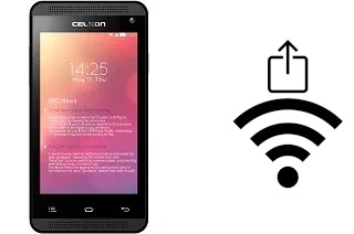 Como gerar um código QR com a senha Wifi em um Celkon A402