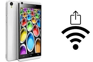 Como gerar um código QR com a senha Wifi em um Celkon Q500 Millennium Ultra