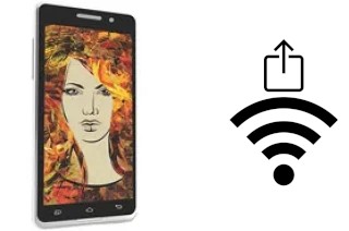 Como gerar um código QR com a senha Wifi em um Celkon Monalisa 5