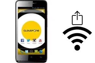 Como gerar um código QR com a senha Wifi em um CloudFone Excite 451TV