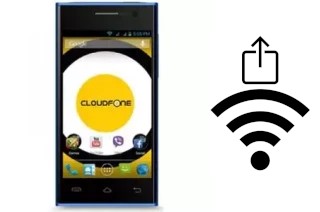 Como gerar um código QR com a senha Wifi em um CloudFone Geo 400Q Plus