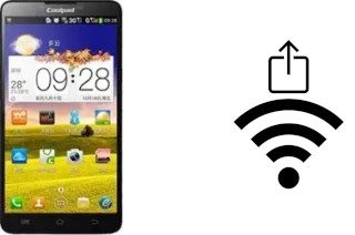 Como gerar um código QR com a senha Wifi em um Coolpad 9080W