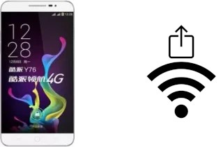 Como gerar um código QR com a senha Wifi em um Coolpad Y76