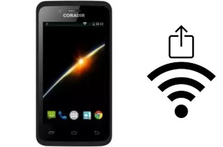 Como gerar um código QR com a senha Wifi em um Coradir CS400 Classic