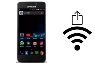 Como gerar um código QR com a senha Wifi em um Coradir LBS50 3G Classic