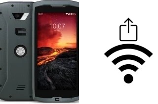 Como gerar um código QR com a senha Wifi em um CROSSCALL CORE-M4 GO